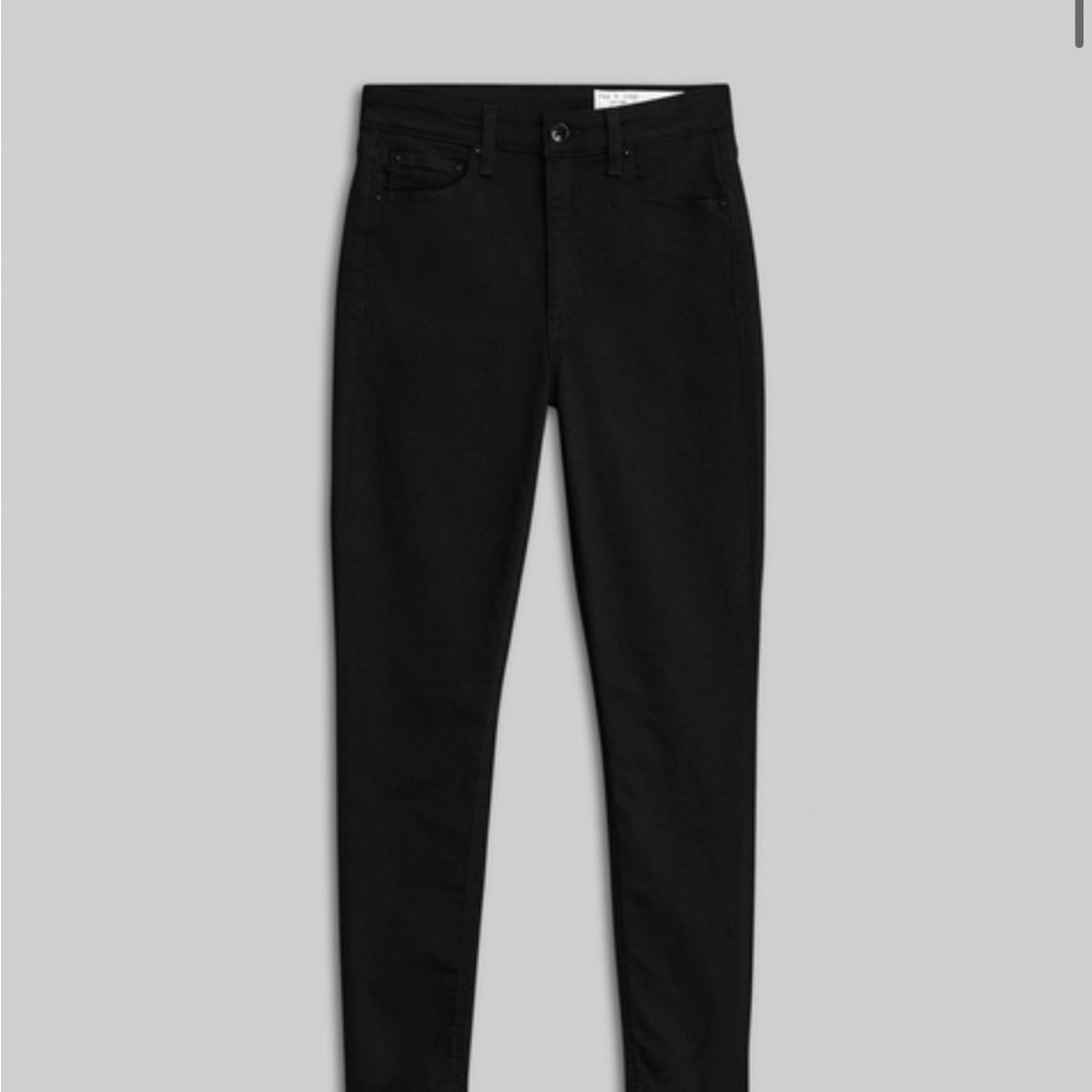 Rag & Bone Nina high rise, skinny black